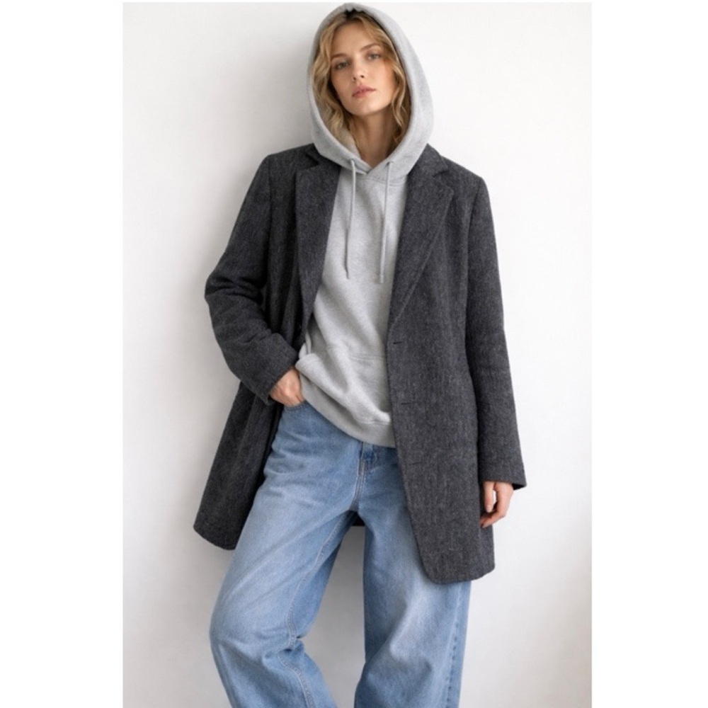 pas de calais | Wool Linen Coat